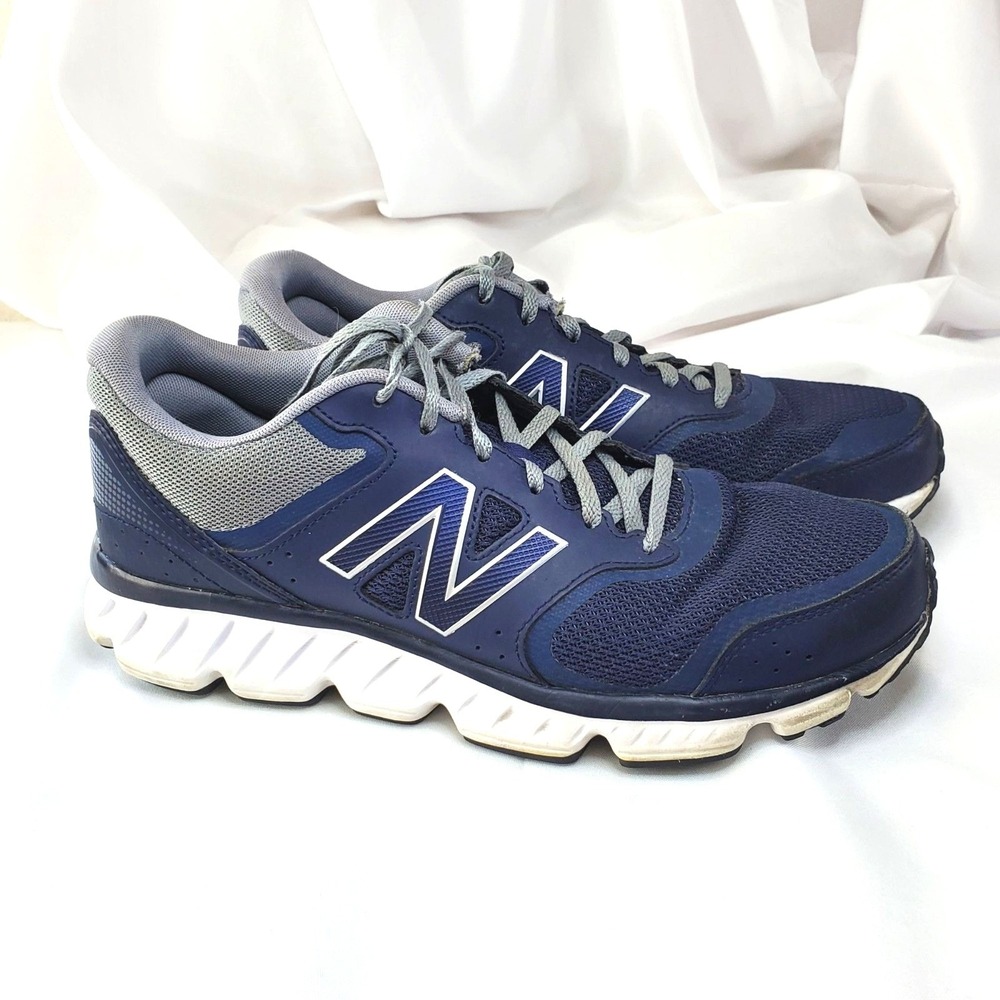 New Balance Mens 675 V3 Running Shoes Size 10.5 D Navy & Gray Acteva Midsole